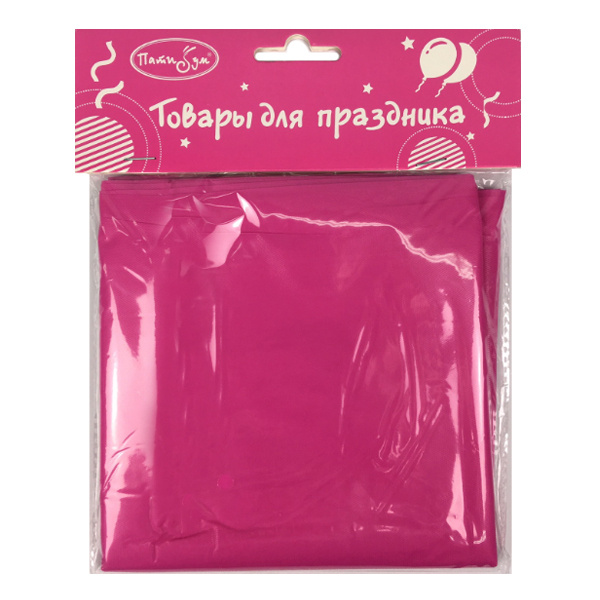 Скатерть полиэтиленовая Hot Pink 121 см X 183 см Скатерть полиэтиленовая Hot Pink 121 см X 183 см