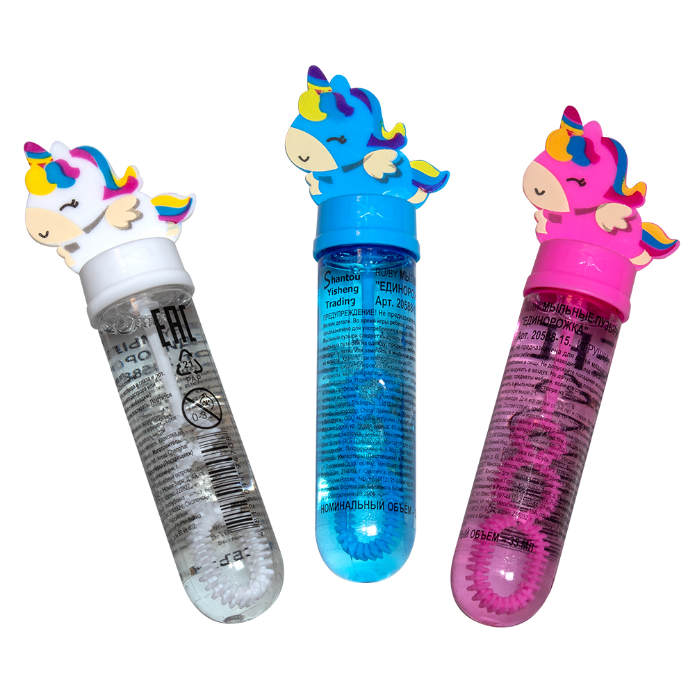 Мыльные пузыри "Единорожка" Мыльные пузыри "Единорожка"