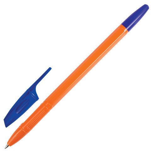 Ручка шариковая BRAUBERG "X-333 Orange", СИНЯЯ, корпус оранжевый, узел Ручка шариковая BRAUBERG "X-333 Orange", СИНЯЯ, корпус оранжевый, узел