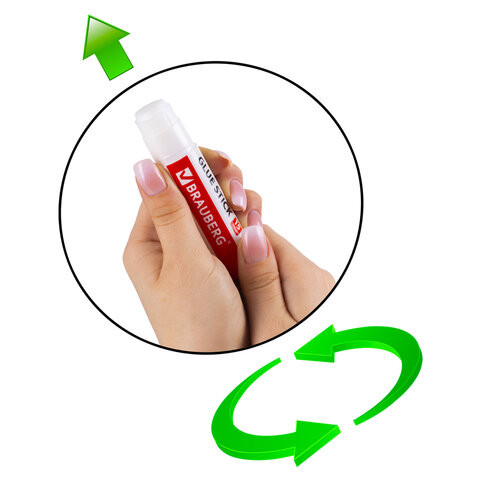 Клей-карандаш 15 г ВЫГОДНАЯ УПАКОВКА BRAUBERG, 4 штуки на блистере, 229471 Клей-карандаш 15 г ВЫГОДНАЯ УПАКОВКА BRAUBERG, 4 штуки на блистере, 229471