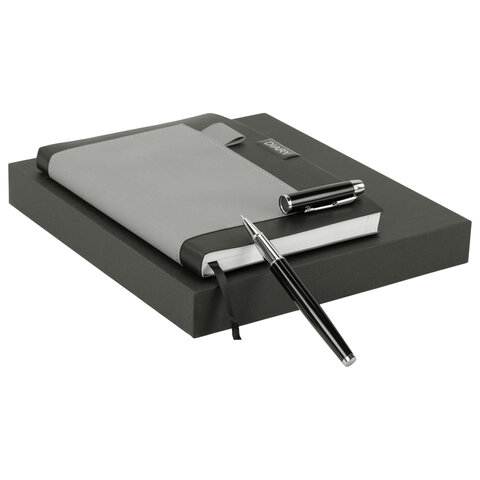 Ежедневник в наборе с ручкой А5, 144x210 мм, BRAUBERG "Style" под