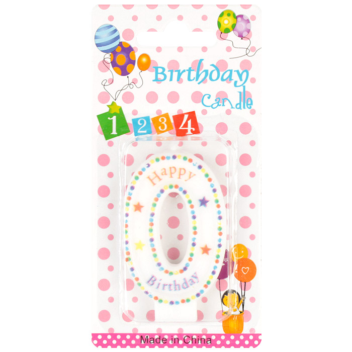 Свеча "Цифра 0" Свеча "Цифра 0"