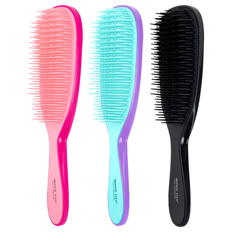 Расческа для волос массажная 22,5х6,5 см, цвета АССОРТИ, MONTE VITA (МОНТЕ Расческа для волос массажная 22,5х6,5 см, цвета АССОРТИ, MONTE VITA (МОНТЕ