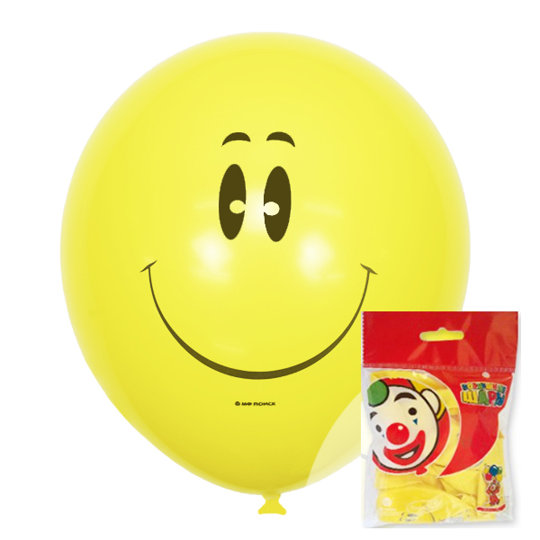 12"/30см Пастель (шелк) YELLOW 1 ст. рис Смайл 10шт 12"/30см Пастель (шелк) YELLOW 1 ст. рис Смайл 10шт