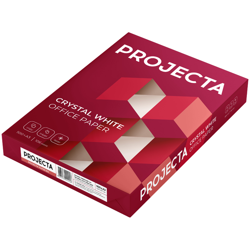 Бумага PROJECTA А3, Марка А, 500л. Бумага PROJECTA А3, Марка А, 500л.