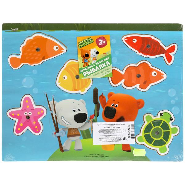 Игрушка деревянная Ми-ми-мишки рыбалка на пруду Буратино Игрушка деревянная Ми-ми-мишки рыбалка на пруду Буратино