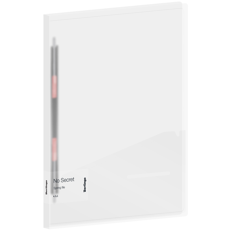 Папка с пружинным скоросшивателем Berlingo "No Secret", 17мм, 700мкм, Папка с пружинным скоросшивателем Berlingo "No Secret", 17мм, 700мкм,
