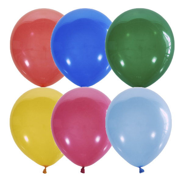 10"/25см Пастель+Декоратор ассорти 100шт 10"/25см Пастель+Декоратор ассорти 100шт