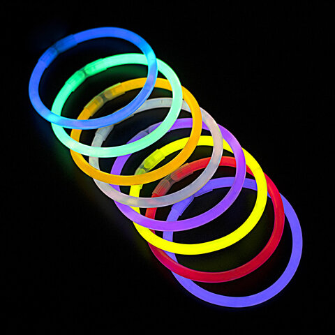 Светящиеся (неоновые) палочки-браслеты "100 штук + 5 в ПОДАРОК!" в Светящиеся (неоновые) палочки-браслеты "100 штук + 5 в ПОДАРОК!" в