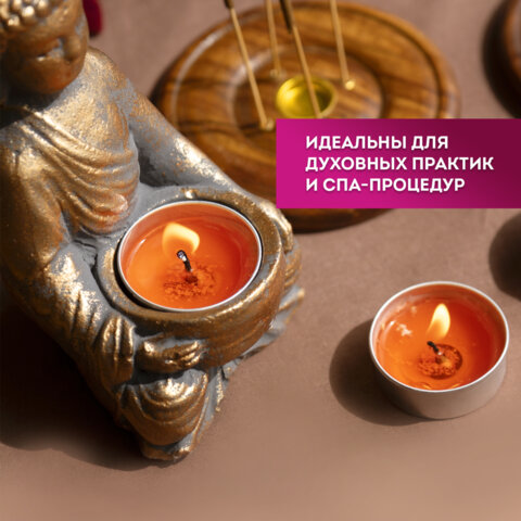 Свечи чайные Maxi Life, до 8 часов горения, вес 21 г, КОМПЛЕКТ 50 шт., в гильзе,