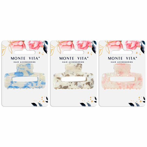 Краб для волос 6 см, АССОРТИ, MONTE VITA (МОНТЕ ВИТА), 457023 Краб для волос 6 см, АССОРТИ, MONTE VITA (МОНТЕ ВИТА), 457023