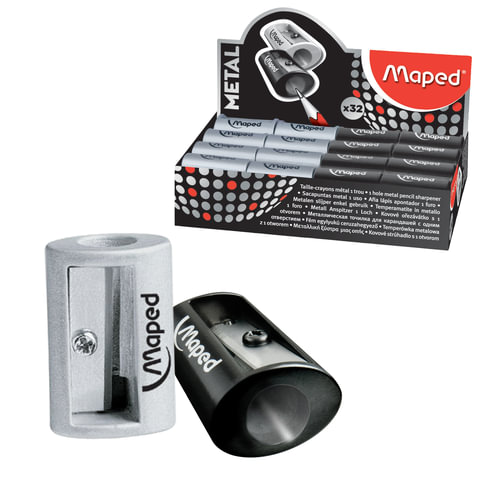 Точилка MAPED (Франция) "Satellite Metal", без контейнера, Точилка MAPED (Франция) "Satellite Metal", без контейнера,