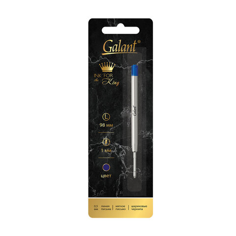 Стержень шариковый тип PARKER, СИНИЙ, пишущий узел 1 мм, металл, 98 мм, блистер, Стержень шариковый тип PARKER, СИНИЙ, пишущий узел 1 мм, металл, 98 мм, блистер,