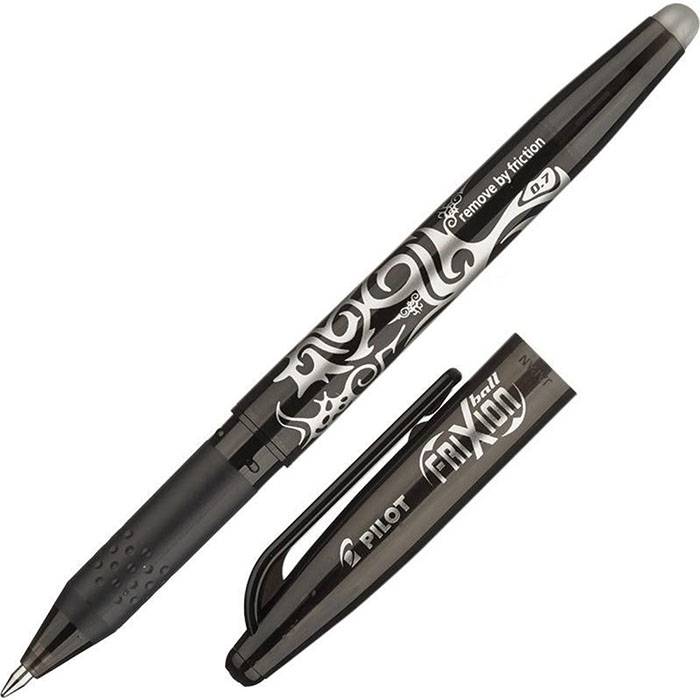 Ручка гел. PILOT FRIXION BALL 0,7 мм черный резин.грип пиши-стирай: BL-FR-7-B Ручка гел. PILOT FRIXION BALL 0,7 мм черный резин.грип пиши-стирай: BL-FR-7-B
