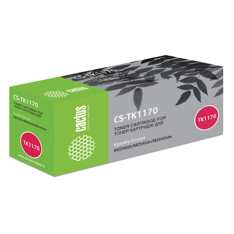 Тонер-картридж CACTUS (CS-TK1170) для KYOCERA M2040dn/M2540dn/M2640idw, ресурс Тонер-картридж CACTUS (CS-TK1170) для KYOCERA M2040dn/M2540dn/M2640idw, ресурс