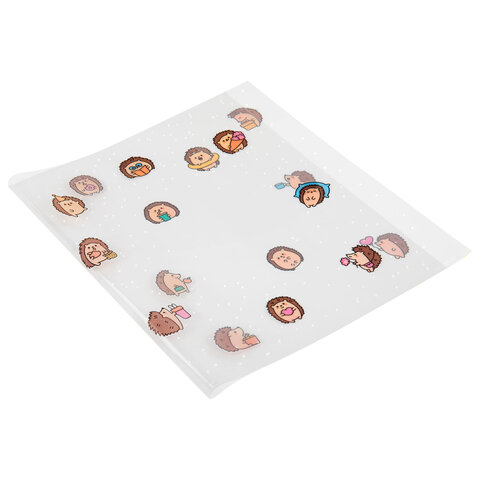 Обложки "HEDGEHOGS" для тетрадей и дневников, КОМПЛЕКТ 10 шт.,