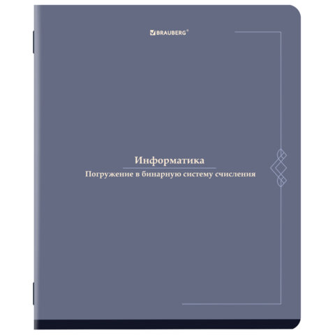 Тетрадь предметная VINTAGE 48 л., SoftTouch, ИНФОРМАТИКА, клетка, подсказ, Тетрадь предметная VINTAGE 48 л., SoftTouch, ИНФОРМАТИКА, клетка, подсказ,