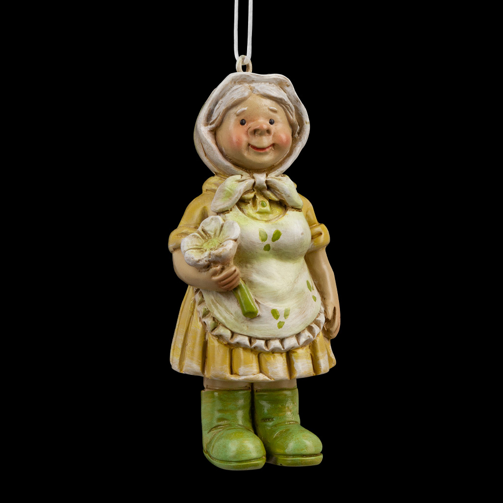 Украшение ErichKrause Decor® Бабуля в огороде 8.5см Украшение ErichKrause Decor® Бабуля в огороде 8.5см