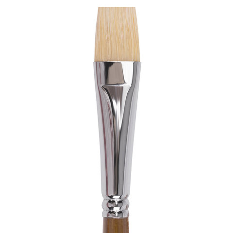 Кисть художественная профессиональная BRAUBERG ART CLASSIC, щетина, плоская, №