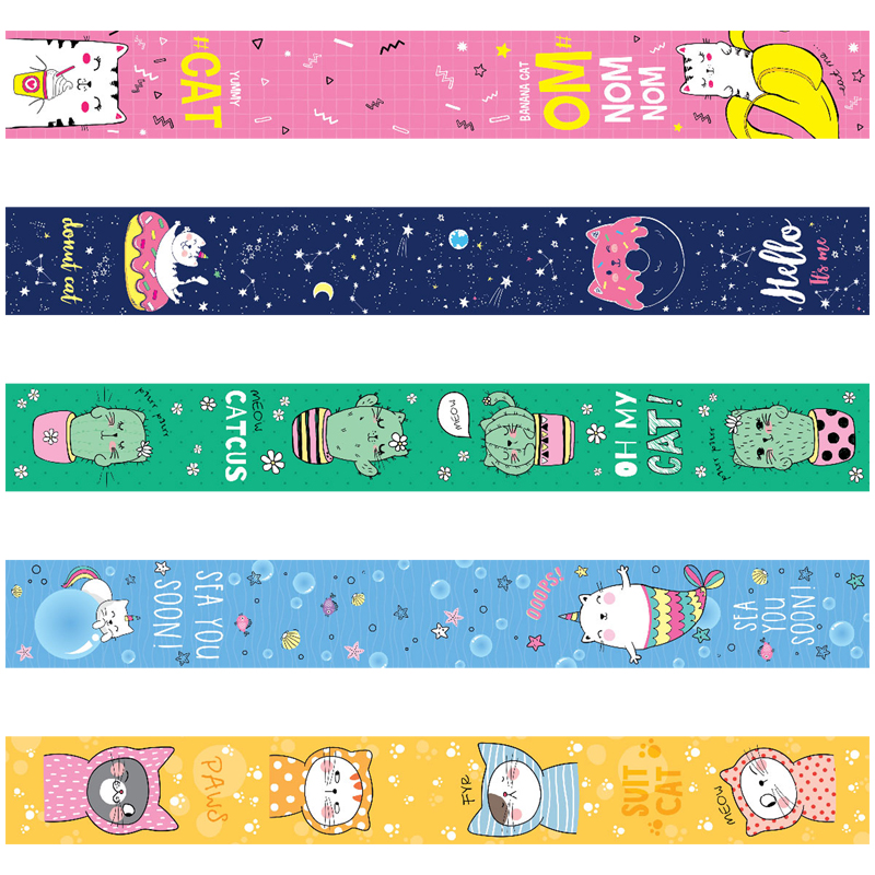 Закладка - магнит для книг, 25*195мм, ArtSpace "Candy cat", блестки Закладка - магнит для книг, 25*195мм, ArtSpace "Candy cat", блестки