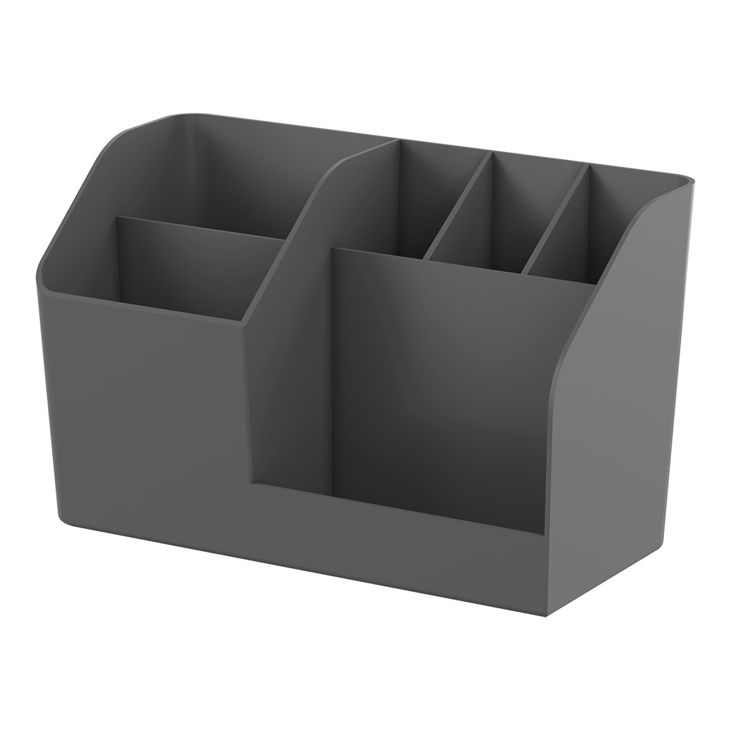 Подставка настольная пластиковая ErichKrause Submarine, Classic, серый Подставка настольная пластиковая ErichKrause Submarine, Classic, серый