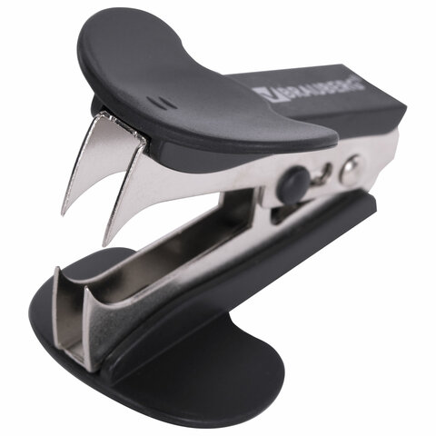 Антистеплер для скоб № 10 и № 24/6, BRAUBERG "Nero", с фиксатором, Антистеплер для скоб № 10 и № 24/6, BRAUBERG "Nero", с фиксатором,