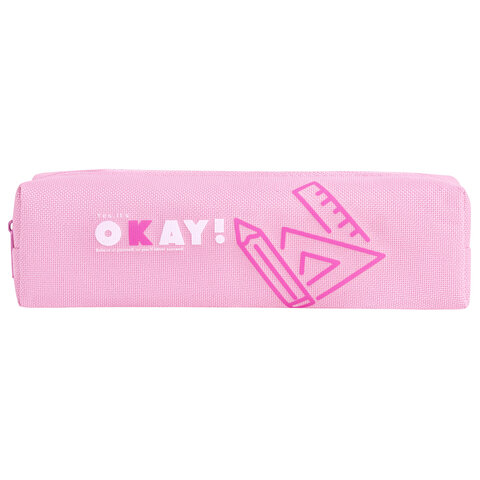 Пенал ЮНЛАНДИЯ ЮНИОР, 1 отделение, полиэстер, "Okay", 20х6х4 см, Пенал ЮНЛАНДИЯ ЮНИОР, 1 отделение, полиэстер, "Okay", 20х6х4 см,