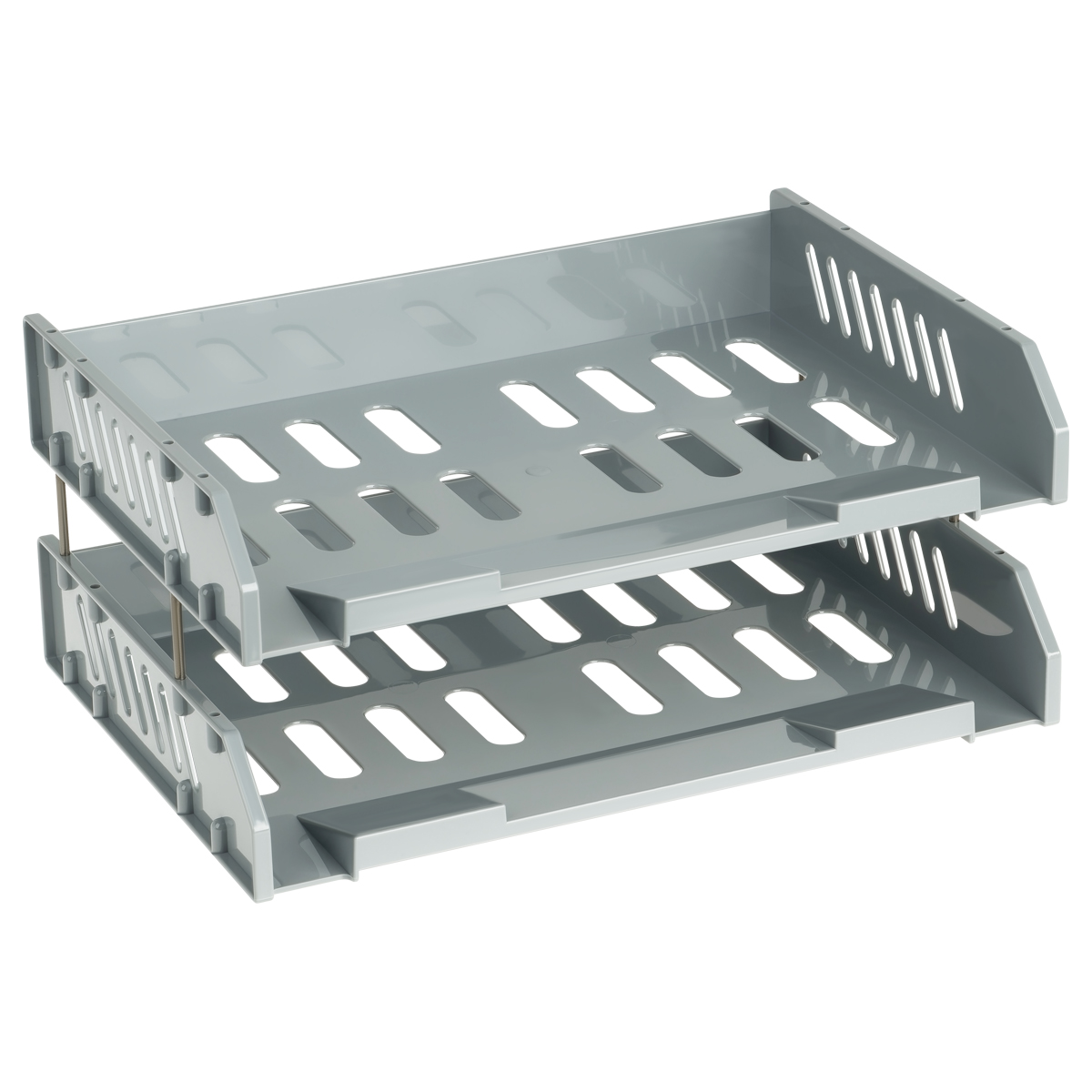 Лоток для бумаг горизонтальный СТАММ "Сити", набор 2шт., на мет. Лоток для бумаг горизонтальный СТАММ "Сити", набор 2шт., на мет.