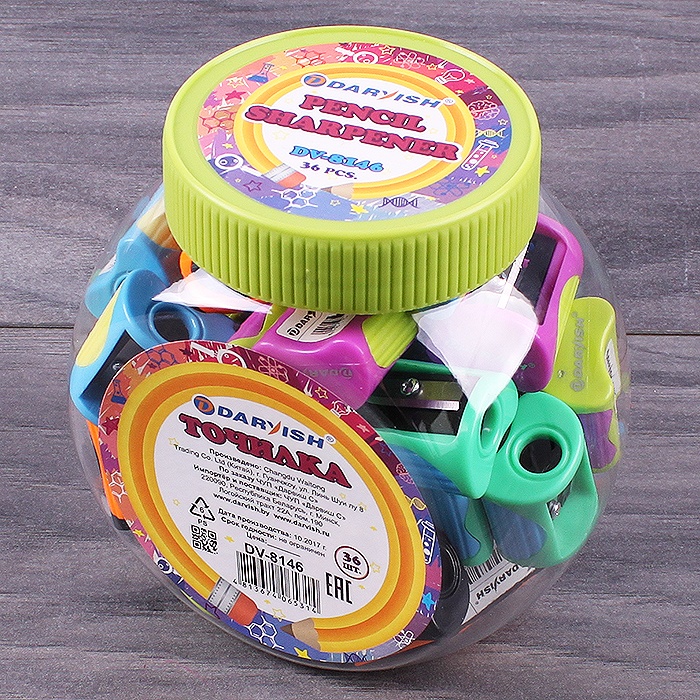 Точилка пластиковая "Darvish" ассорти Точилка пластиковая "Darvish" ассорти