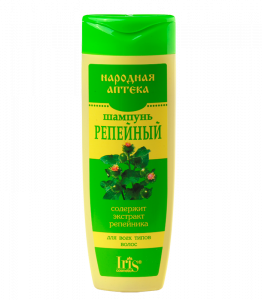 Iris Нар/аптека Шампунь Репейный для в/типов волос 400мл /12шт Iris Нар/аптека Шампунь Репейный для в/типов волос 400мл /12шт
