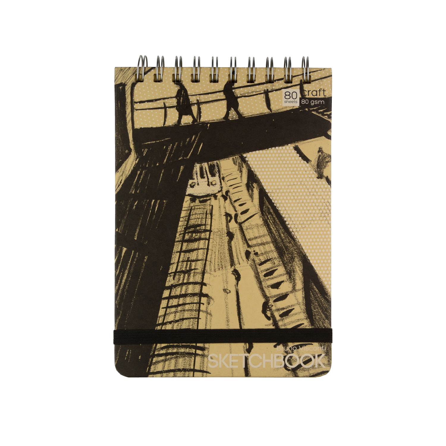 SKETCHBOOK BV, 147х210 мм, 80 Л, КРАФТ 80 гр, НА ГРЕБНЕ (4 ВИДА) SKETCHBOOK BV, 147х210 мм, 80 Л, КРАФТ 80 гр, НА ГРЕБНЕ (4 ВИДА)