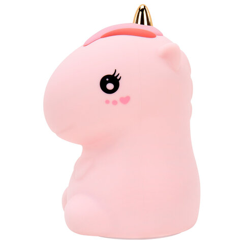 Ночник силиконовый LED "Единорог" 101x120x173 мм, белый свет/RGB, Ночник силиконовый LED "Единорог" 101x120x173 мм, белый свет/RGB,