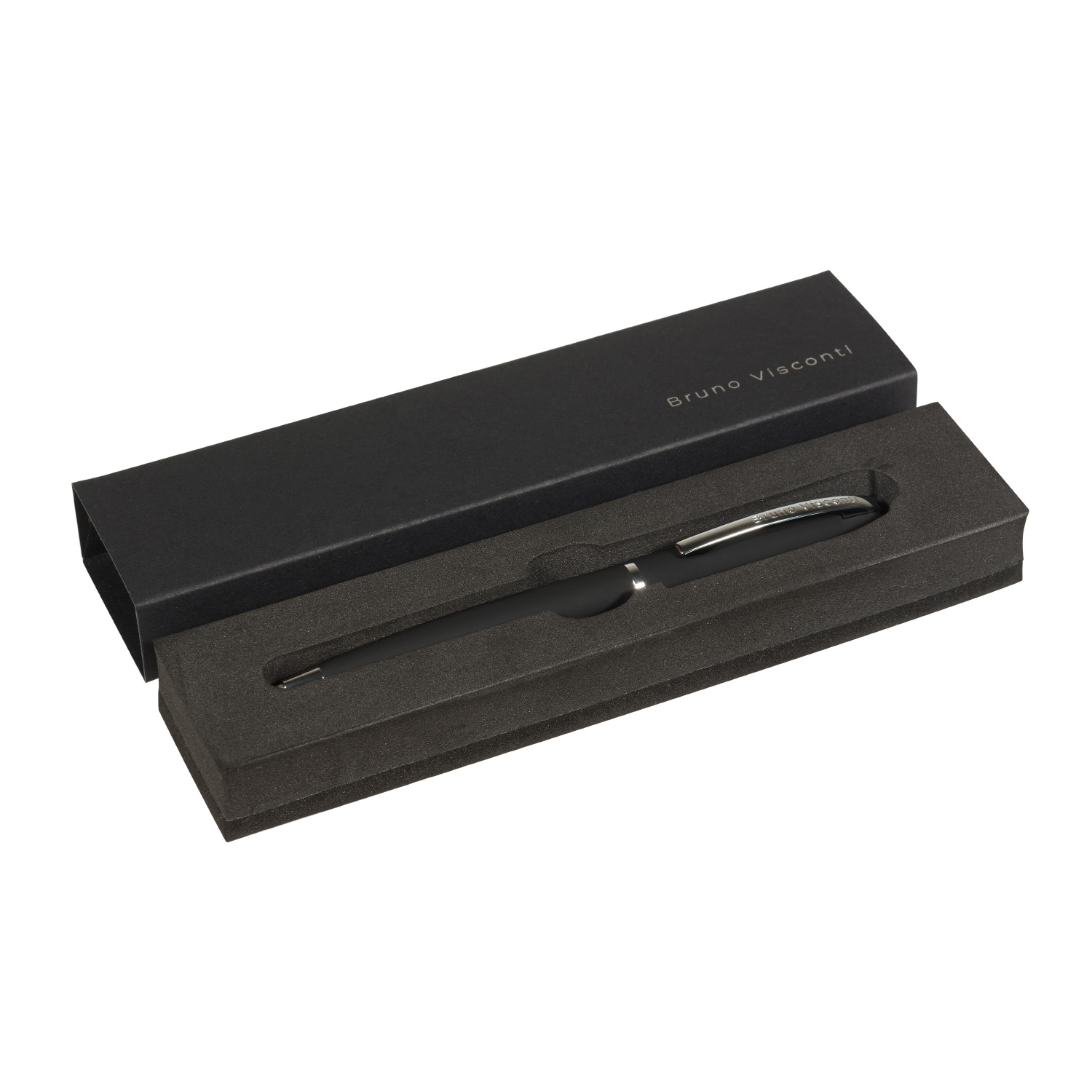 РУЧКА "SIENNA" В ПОДАРОЧНОМ ФУТЛЯРЕ, 1.0 ММ, СИНЯЯ (корпус черный, РУЧКА "SIENNA" В ПОДАРОЧНОМ ФУТЛЯРЕ, 1.0 ММ, СИНЯЯ (корпус черный,