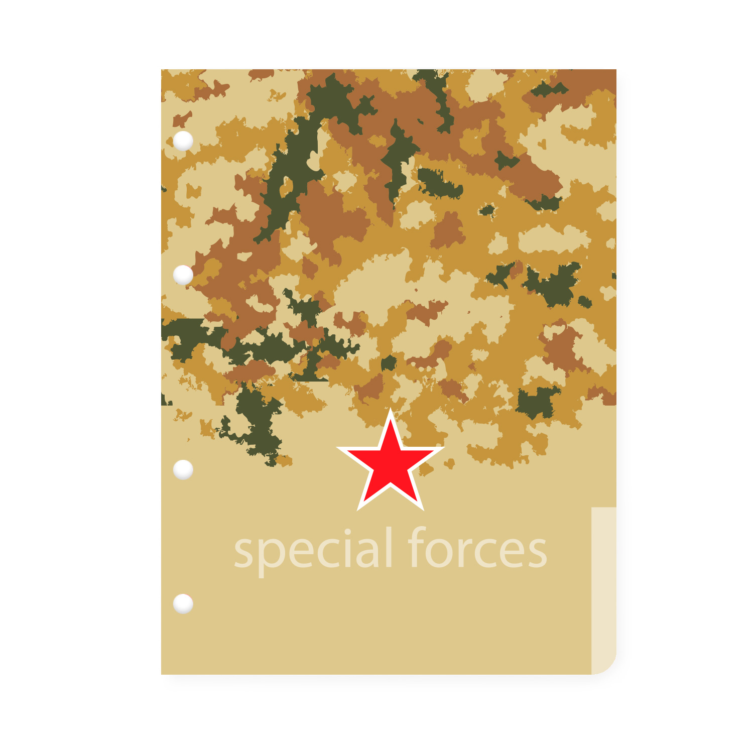 КОМПЛЕКТ РАЗДЕЛИТЕЛЕЙ ДЛЯ ТЕТРАДИ НА КОЛЬЦАХ А5, 4 Л. "МИЛИТАРИ" КОМПЛЕКТ РАЗДЕЛИТЕЛЕЙ ДЛЯ ТЕТРАДИ НА КОЛЬЦАХ А5, 4 Л. "МИЛИТАРИ"