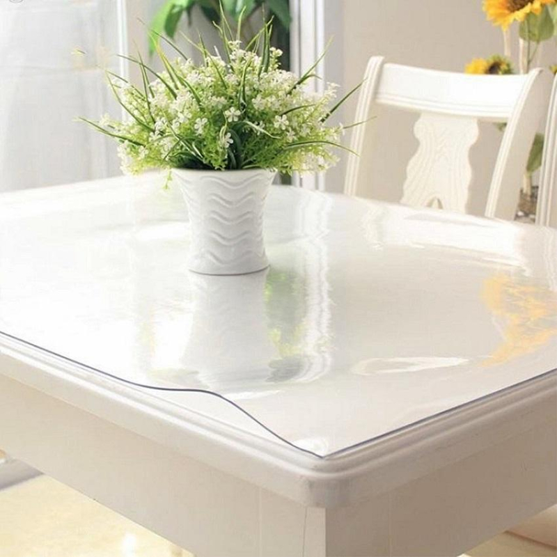 Коврик на стол 1200x800мм пленка-жидкое стекло пвх прозр. для дома иофиса Коврик на стол 1200x800мм пленка-жидкое стекло пвх прозр. для дома иофиса