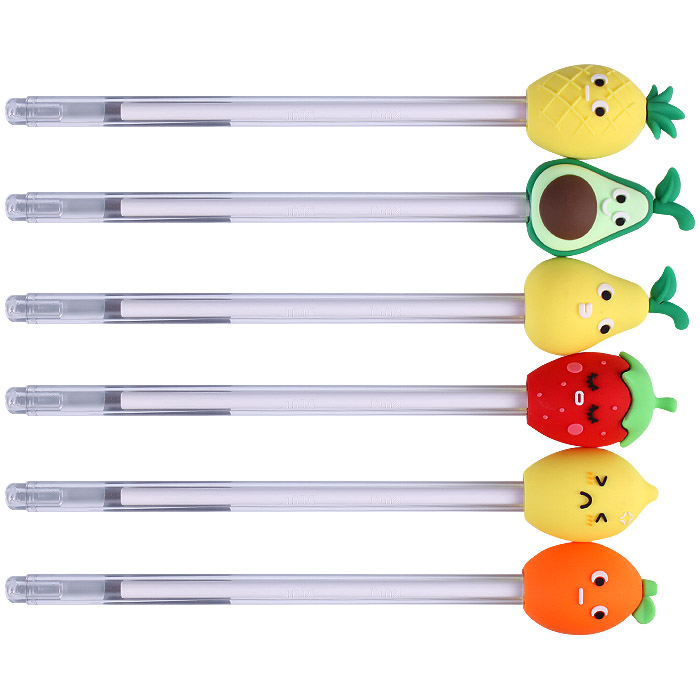 Ручка гелевая синяя "Darvish" Фрукты Ручка гелевая синяя "Darvish" Фрукты