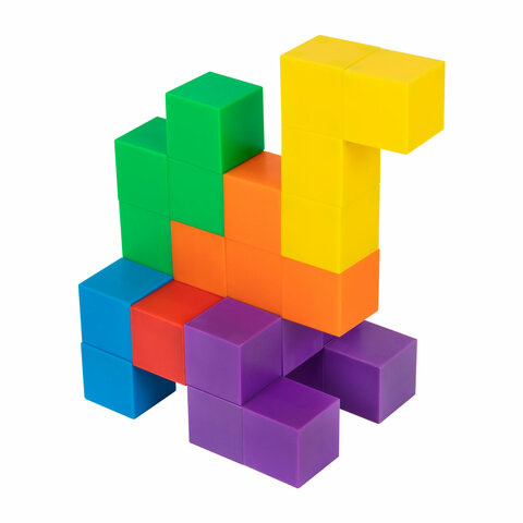 Магнитный конструктор MAGNETIC CUBES "КУБИЧЕСКИЙ", 48 магнитных