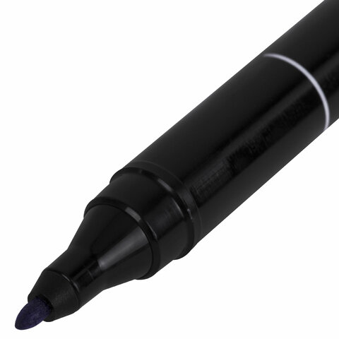 Маркер перманентный (нестираемый) CENTROPEN, СИНИЙ, тонкий наконечник, 1 мм,