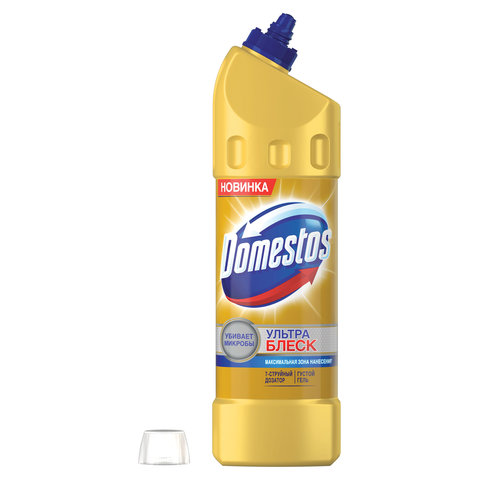 Средство для уборки туалета 1 л, DOMESTOS (Доместос) "Ультра Блеск", Средство для уборки туалета 1 л, DOMESTOS (Доместос) "Ультра Блеск",
