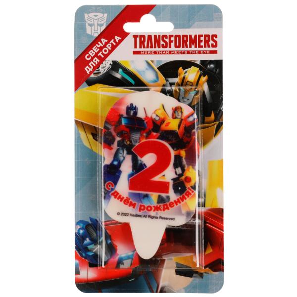 Свеча для торта Со стикером "2" Трансформеры блистер ЧУДО ПРАЗДНИК Свеча для торта Со стикером "2" Трансформеры блистер ЧУДО ПРАЗДНИК
