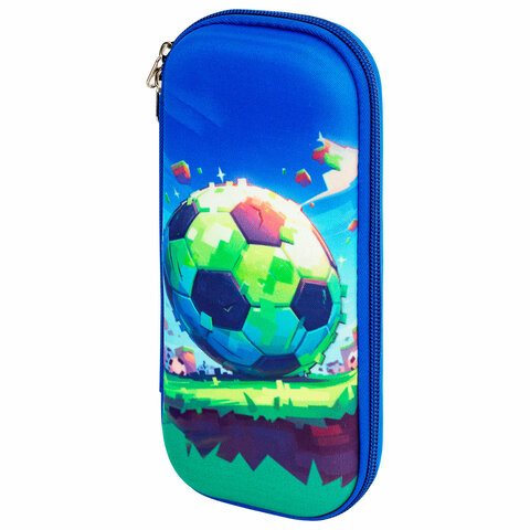 Пенал ЮНЛАНДИЯ, 1 отделение, карман, полиэстер/EVA, 22х10х5 см, Football match, Пенал ЮНЛАНДИЯ, 1 отделение, карман, полиэстер/EVA, 22х10х5 см, Football match,