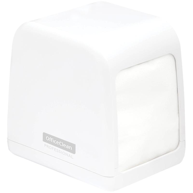 Диспенсер для салфеток настольный OfficeClean Professional, ABS-пластик, белый. Диспенсер для салфеток настольный OfficeClean Professional, ABS-пластик, белый.