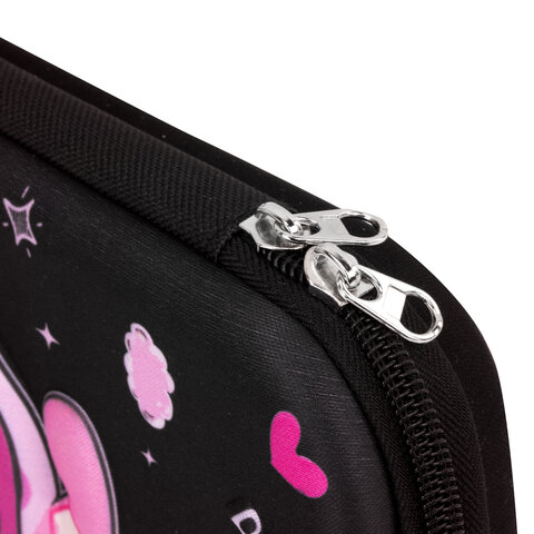 Пенал ЮНЛАНДИЯ большой, 1 отделение, 1 откидная планка, карман, полиэстер/EVA, Пенал ЮНЛАНДИЯ большой, 1 отделение, 1 откидная планка, карман, полиэстер/EVA,