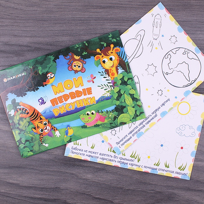 Папка для хранения рисунков ассорти картонная "Darvish" Папка для хранения рисунков ассорти картонная "Darvish"