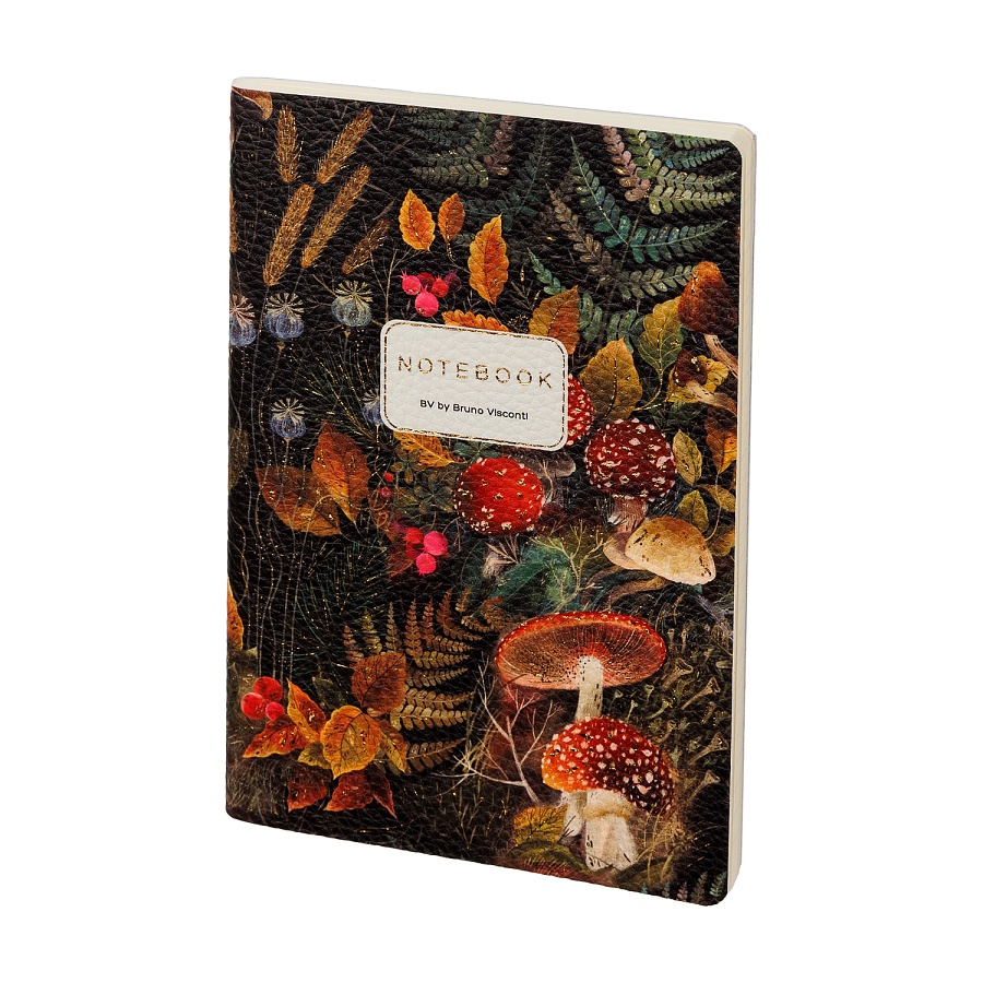 ТЕТРАДЬ А5 ИЗ ЭКОКОЖИ, "FLORA.FOREST FAIRY TALE" 60 Л. ЛИНЕЙКА ТЕТРАДЬ А5 ИЗ ЭКОКОЖИ, "FLORA.FOREST FAIRY TALE" 60 Л. ЛИНЕЙКА