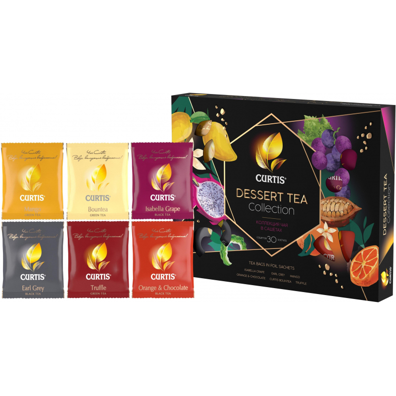 Чай Curtis ассорти Dessert Tea Collection, 30шт/уп Чай Curtis ассорти Dessert Tea Collection, 30шт/уп