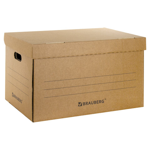 Короб архивный "Делопроизводство" (325х480х295мм), откидная крышка, Короб архивный "Делопроизводство" (325х480х295мм), откидная крышка,