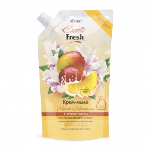ВИТЭКС EXOTIC FRESH Крем-мыло МАНГО И МАГНОЛИЯ, дой пак 750мл/6шт, код 24 52 ВИТЭКС EXOTIC FRESH Крем-мыло МАНГО И МАГНОЛИЯ, дой пак 750мл/6шт, код 24 52