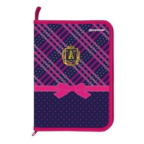 Папка для труда А4 Schoolformat МОДНЫЙ КОЛЛЕДЖ 325х230х25 мм роз. пластик, Папка для труда А4 Schoolformat МОДНЫЙ КОЛЛЕДЖ 325х230х25 мм роз. пластик,