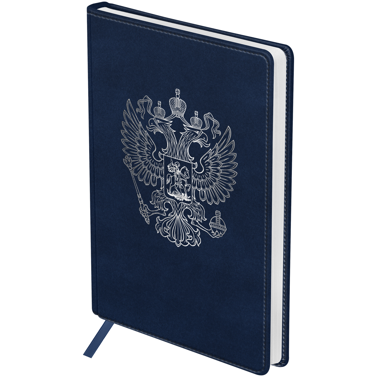 Ежедневник недатированный, А5, 160л., твердый переплет, кожзам, BG "Орел. Ежедневник недатированный, А5, 160л., твердый переплет, кожзам, BG "Орел.